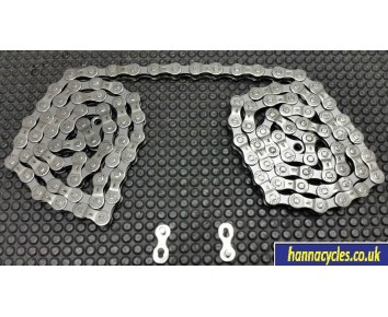 7/8 Speed Chain (21/24) with free snap link (Shimano HG40 Compatible)